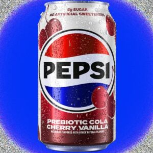 Pepsi - Prebiotic Cola Cherry Vanilla 12 oz Can 24pk Case