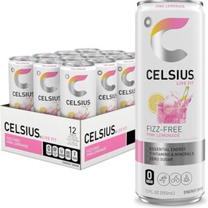 Celsius - Fizz Free Pink Lemonade 12 oz Can 12pk case