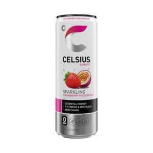 Celsius - Sparkling Strawberry Passionfruit 12 oz Can 12pk case