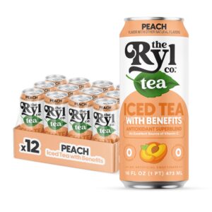 Ryl - Peach Iced Tea 16 oz Can 12pk Case
